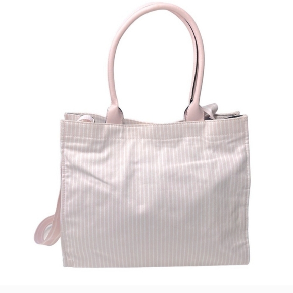 Victoria's Secret Pink Striped Tote Bag New - Picture 4 of 7